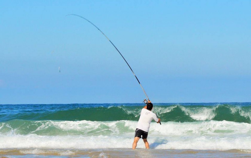 Location de vacances - Villa à Mimizan - pêche au surf casting