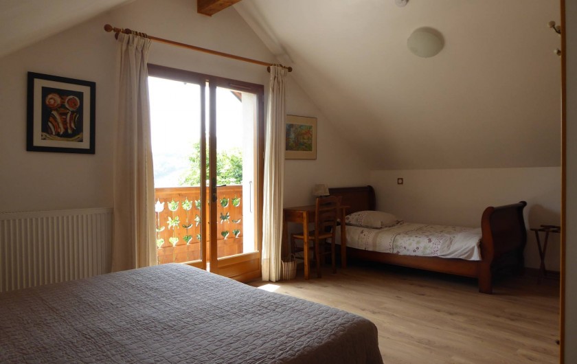Location de vacances - Chambre d'hôtes à Oris-en-Rattier - chambre : Vercors avec balcon