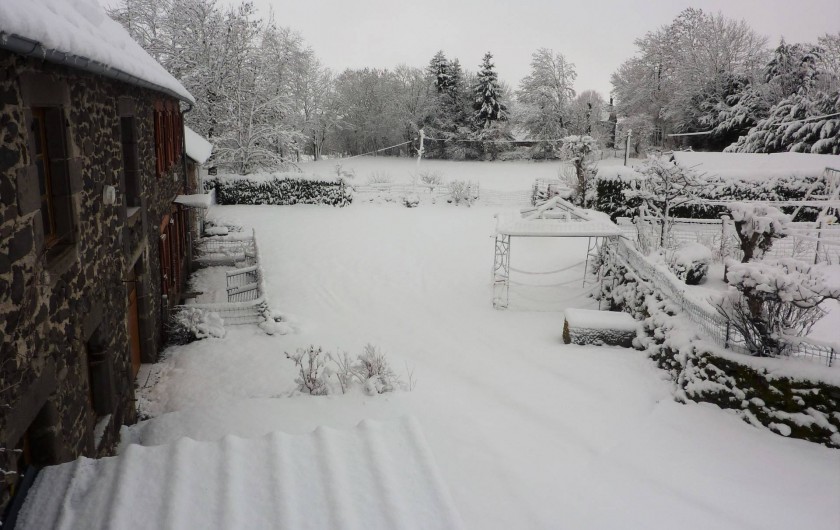 Location de vacances - Gîte à Paulhac - L'hiver la neige prend place dans notre région