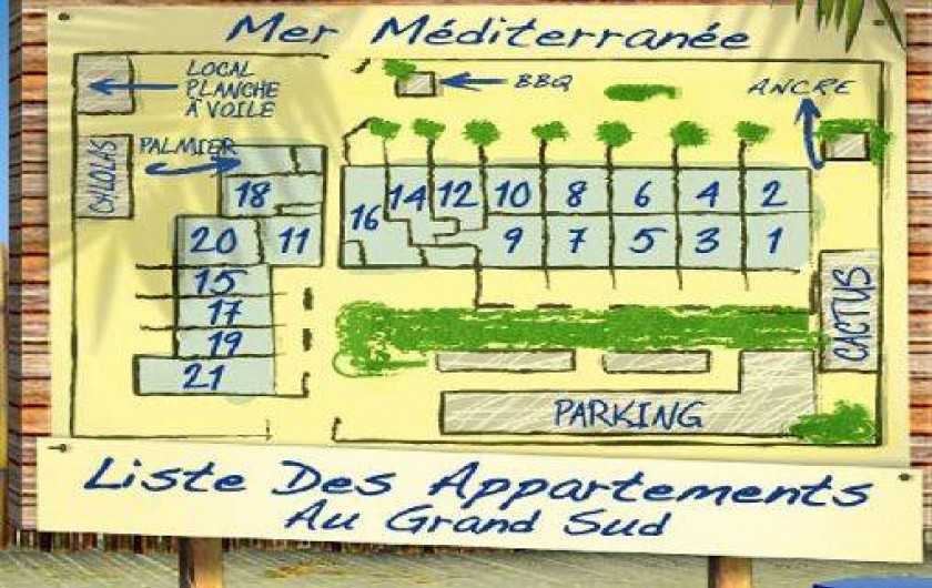 Location de vacances - Studio à Hyères