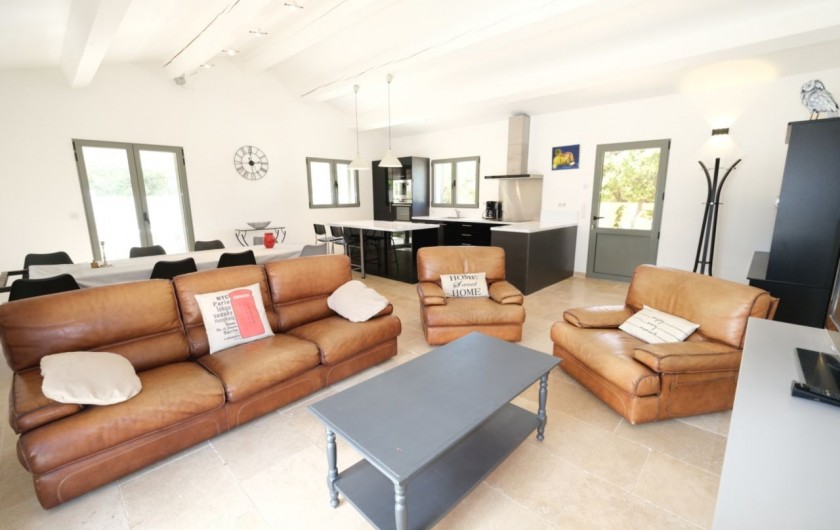 Location de vacances - Villa à Aureille - Salon avec télévision