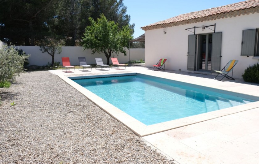 Location de vacances - Villa à Aureille - Piscine privée