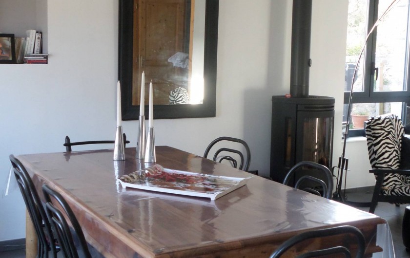 Location de vacances - Maison - Villa à Erquy - Pièce principale, côté repas