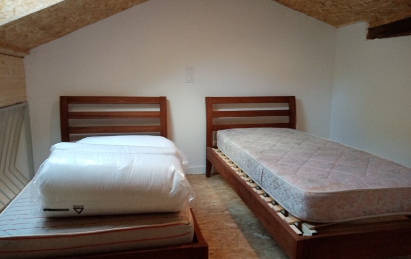 Location de vacances - Appartement à Songeson - couchage de la mezzanine