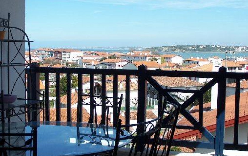 Location de vacances - Maison - Villa à Urrugne - Vue de la terrasse du rez de chaussée