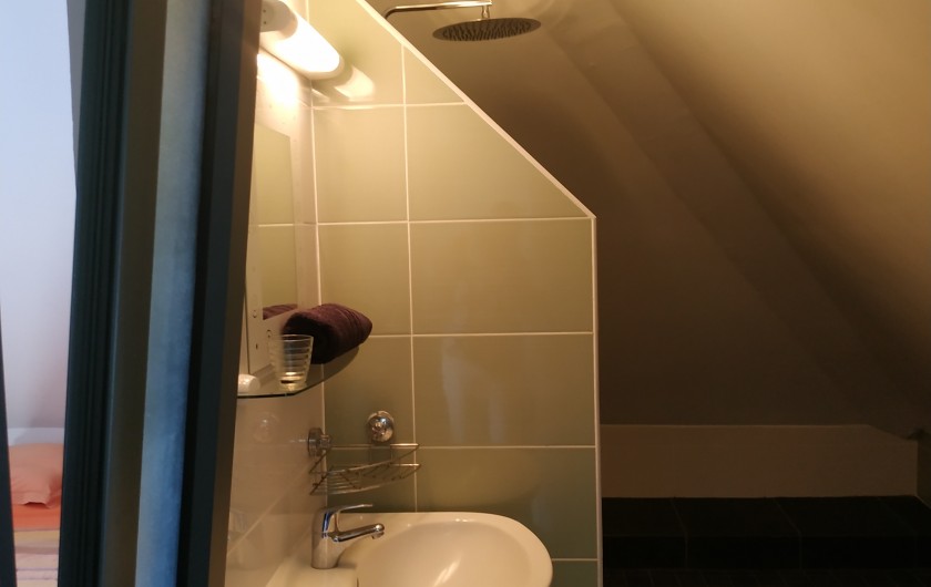 Location de vacances - Studio à Terre Sainte - Salle d'eau, douche à l'italienne