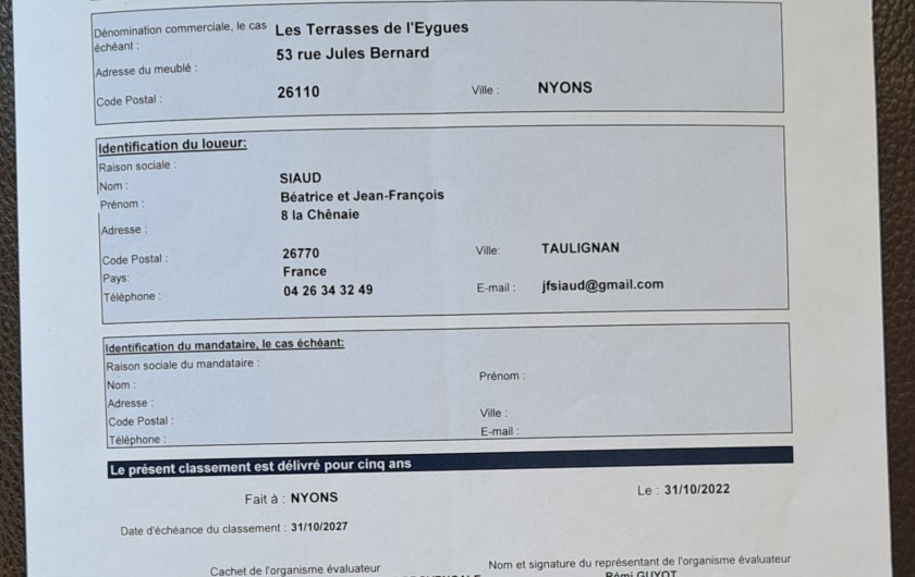 Location de vacances - Appartement à Nyons - classement 3 étoiles