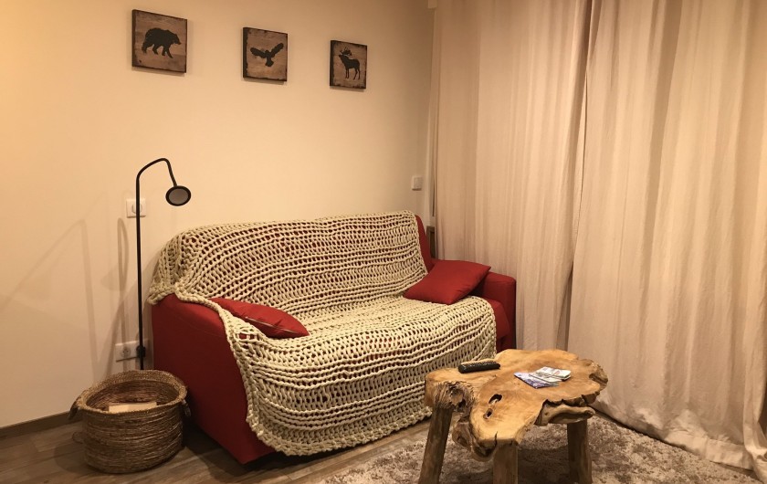 Location de vacances - Appartement à Val Thorens - Rapido convertible un vrai 140 x 190 en un seul matelas très confort)