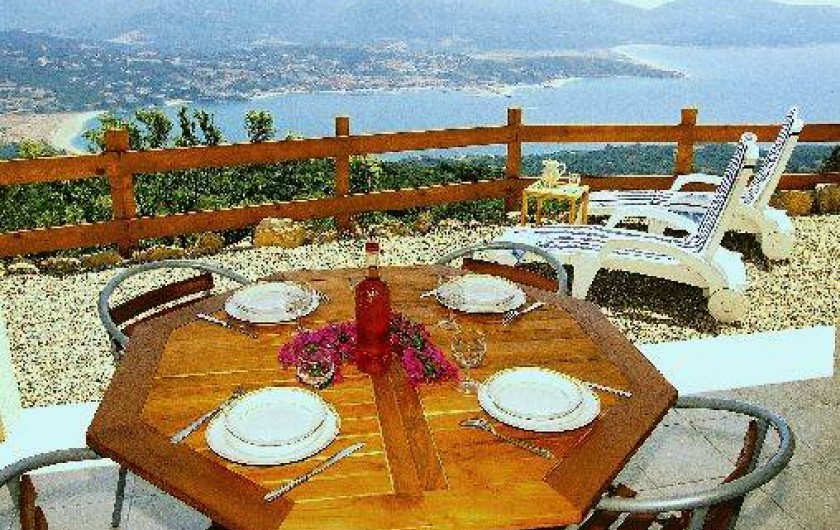 Location de vacances - Villa à Olmeto - Terrasse couverte