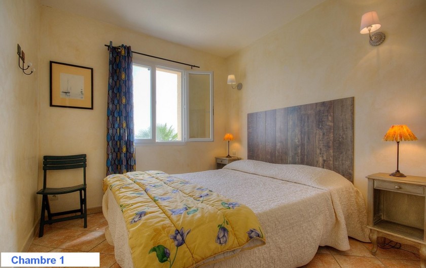 Location de vacances - Villa à Olmeto - Chambre 1 Lit Queen Size
