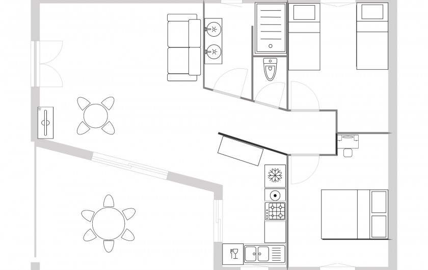 Location de vacances - Villa à Olmeto