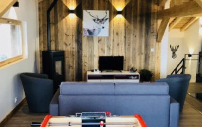 Location de vacances - Chalet à Saint-Sigismond - Coin TV