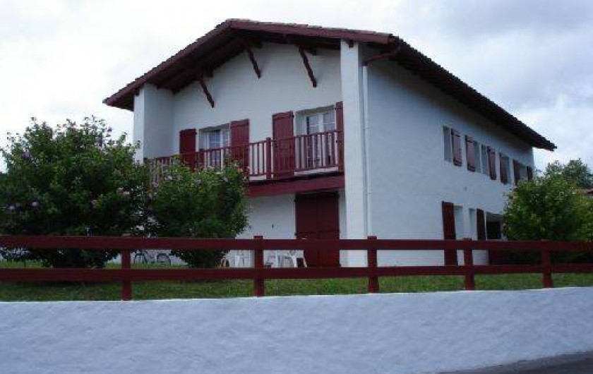 Location de vacances - Appartement à Urrugne - maison vue de la rue