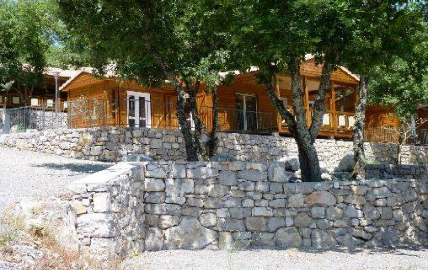 Location de vacances - Chalet à Saint-Alban-Auriolles - Belle ile, location de vacances 7/9personnes, chalet Sud Ardèche Rev'o Thijol