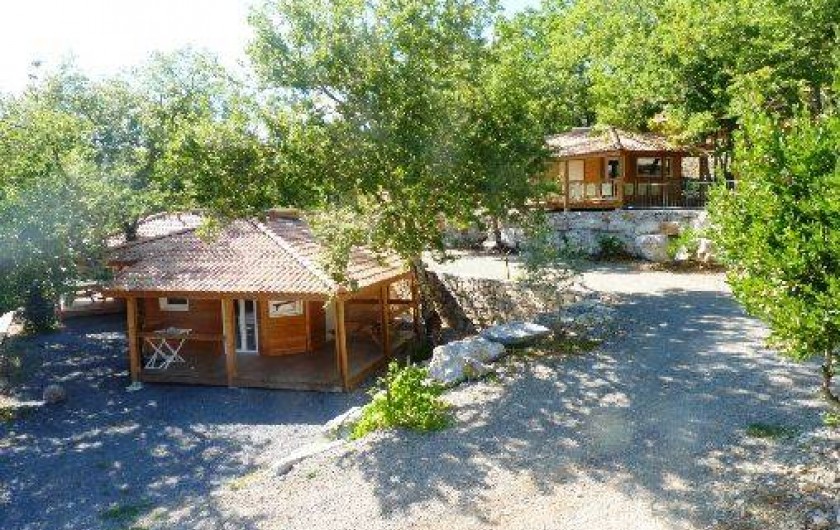 Location de vacances - Chalet à Saint-Alban-Auriolles -  chalet Sud Ardèche Rev'o Thijol