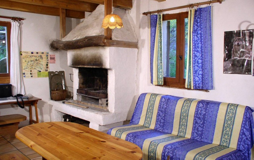 Location de vacances - Gîte à Le Pont-de-Montvert - un séjour cheminée