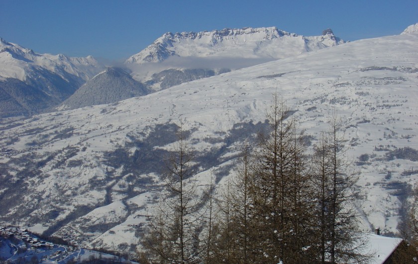 Location de vacances - Appartement à Peisey-Nancroix - Vue du Balcon