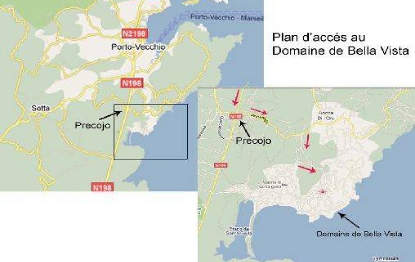 Location de vacances - Bungalow - Mobilhome à Porto-Vecchio