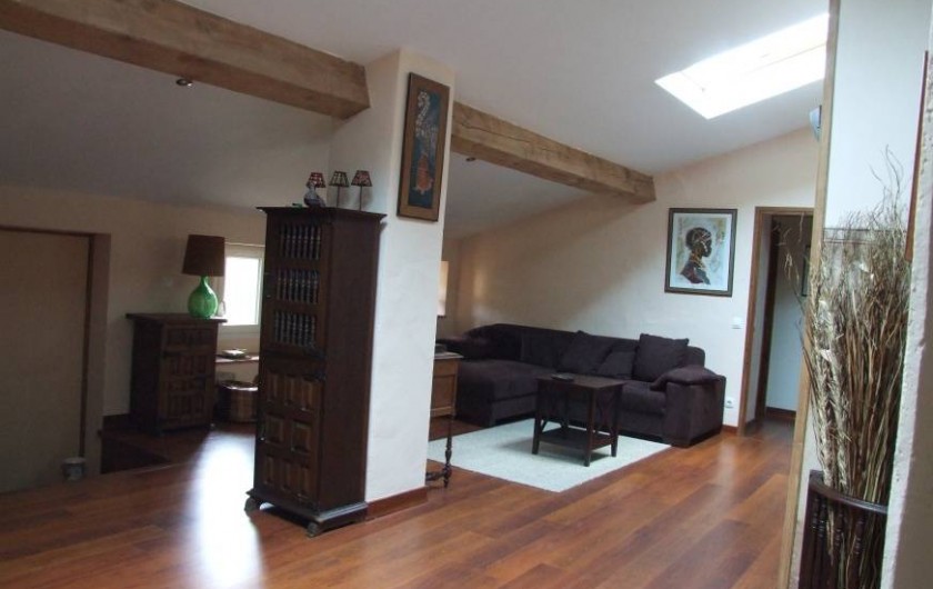 Location de vacances - Appartement à L'Albère - Le salon vu de la cuisine