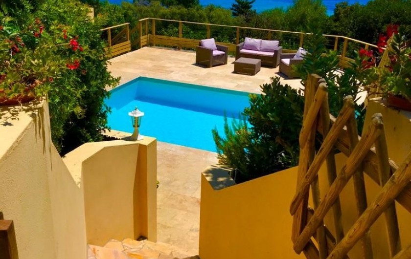 Location de vacances - Appartement à Sainte-Lucie de Porto-Vecchio - piscine 8x4 m