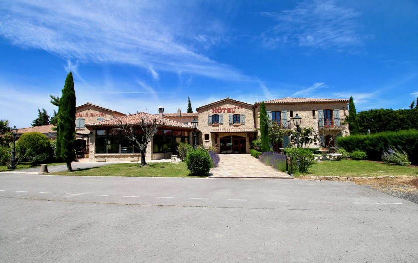 Location de vacances - Hôtel - Auberge à Saint-Jean-le-Centenier - vue d'ensemble du MAS
