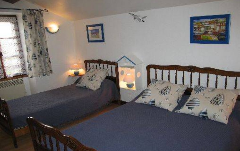 Location de vacances - Maison - Villa à Saint-Séverin - La chambre "océane",