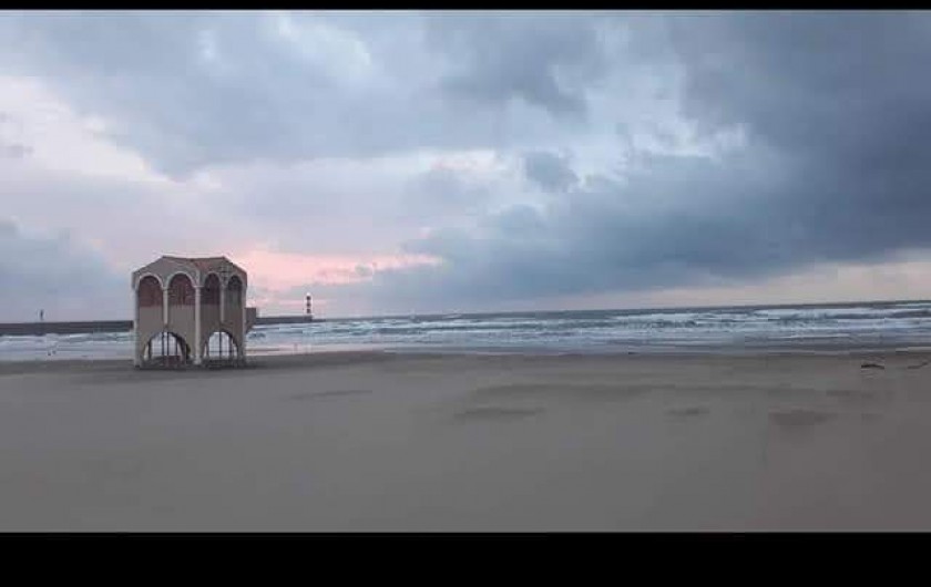 Location de vacances - Villa à Portel-des-Corbières - la plage extrèmement longue et large.