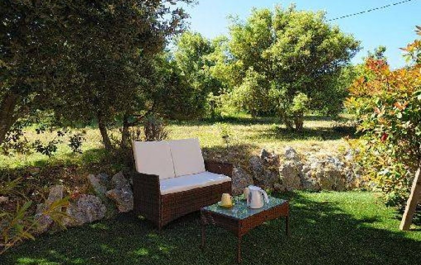 Location de vacances - Villa à Bonifacio - extérieur de la chambre unique