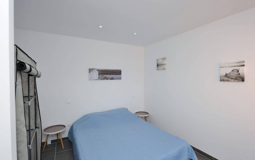 Location de vacances - Villa à Bonifacio - chambre avec lit double en 160/200 pour nos chalets