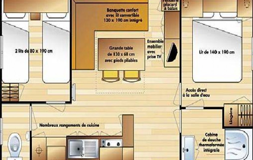 Location de vacances - Camping à Mesquer