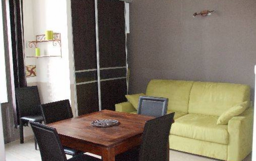 Location de vacances - Appartement à Arcachon - salle à manger/ salon