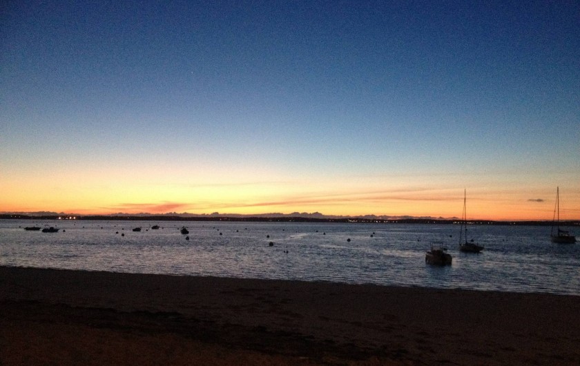 Location de vacances - Appartement à Arcachon - couché de soleil