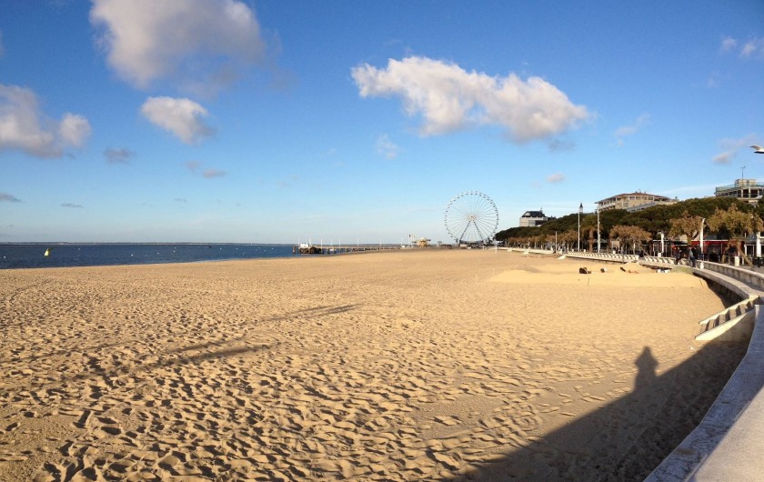 Location de vacances - Appartement à Arcachon - plage à 100m de l'appartement