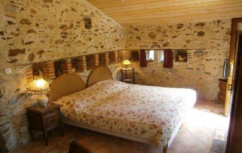 Location de vacances - Gîte à Mareuil-sur-Lay-Dissais - chambre  4- 2 lits x90 dans annexe