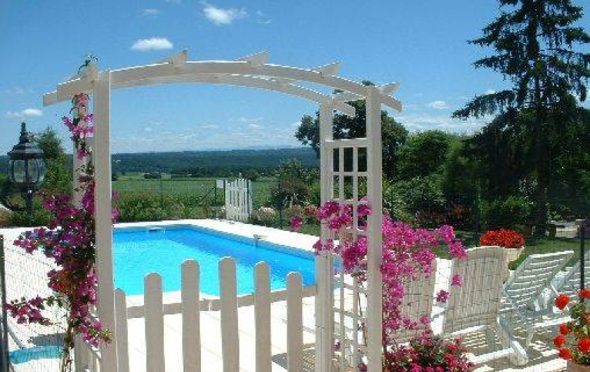 Location de vacances - Gîte à Duffort - La piscine