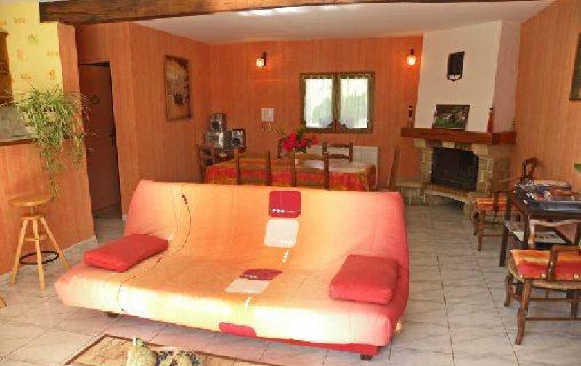 Location de vacances - Gîte à Duffort - Le salon / salle à manger