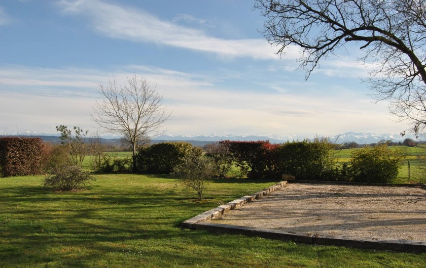 Location de vacances - Gîte à Duffort - Terrain de pétanque