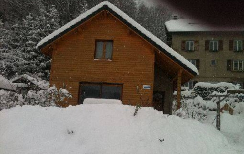 Location de vacances - Chalet à Saint-Hilaire - Glycine sous la neige