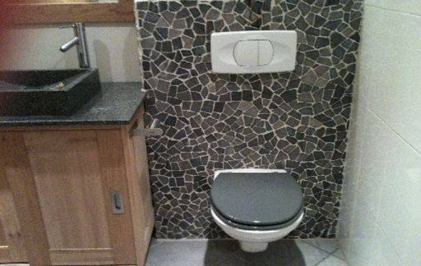 Location de vacances - Chalet à Saint-Hilaire - Salle d'eau du bas