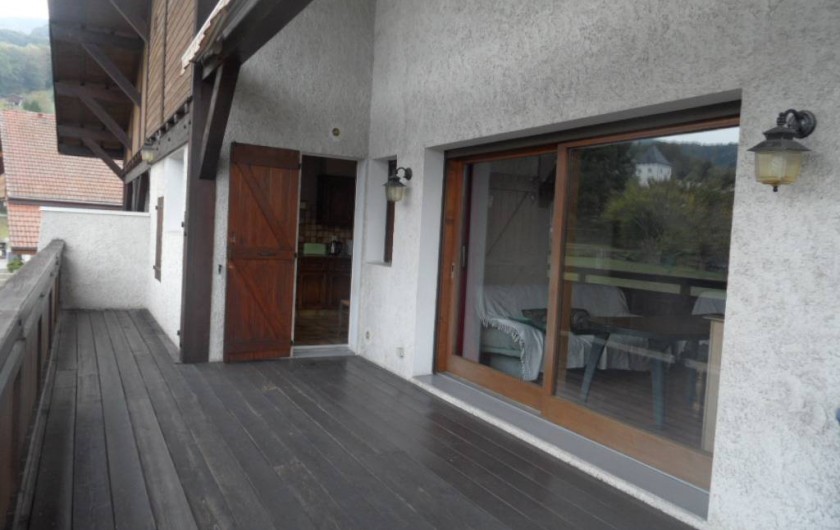 Location de vacances - Villa à Sallanches - terrasse