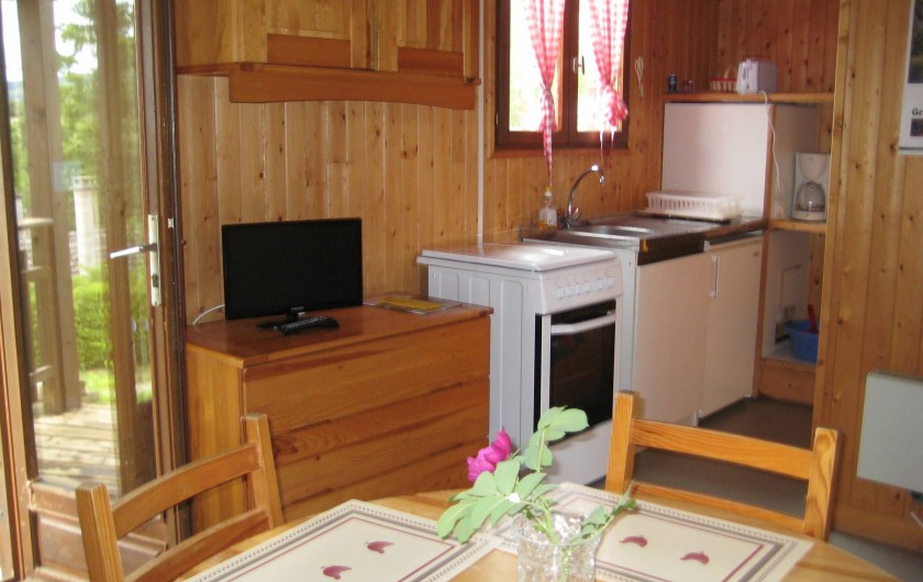 Location de vacances - Chalet à Le Malzieu-Ville - cuisine  équipée