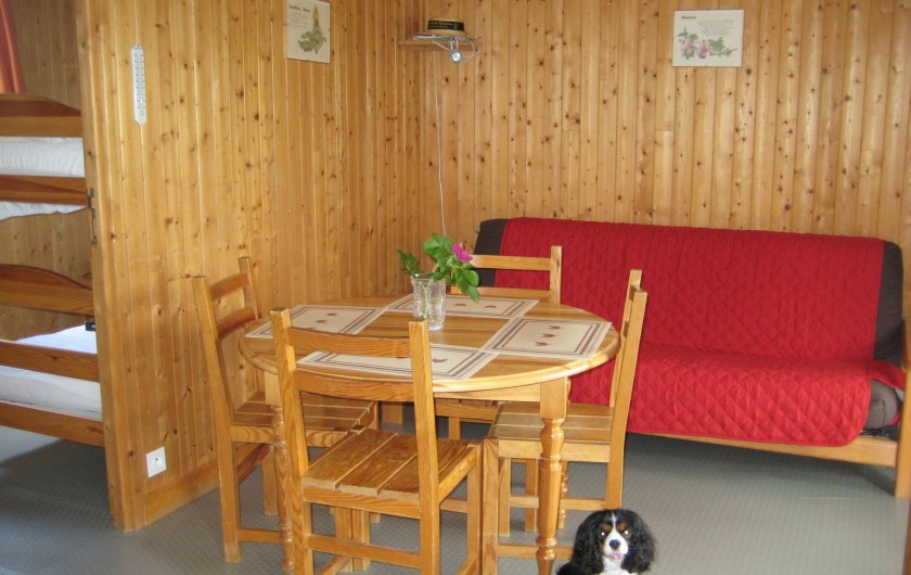 Location de vacances - Chalet à Le Malzieu-Ville - salon ,salle a manger