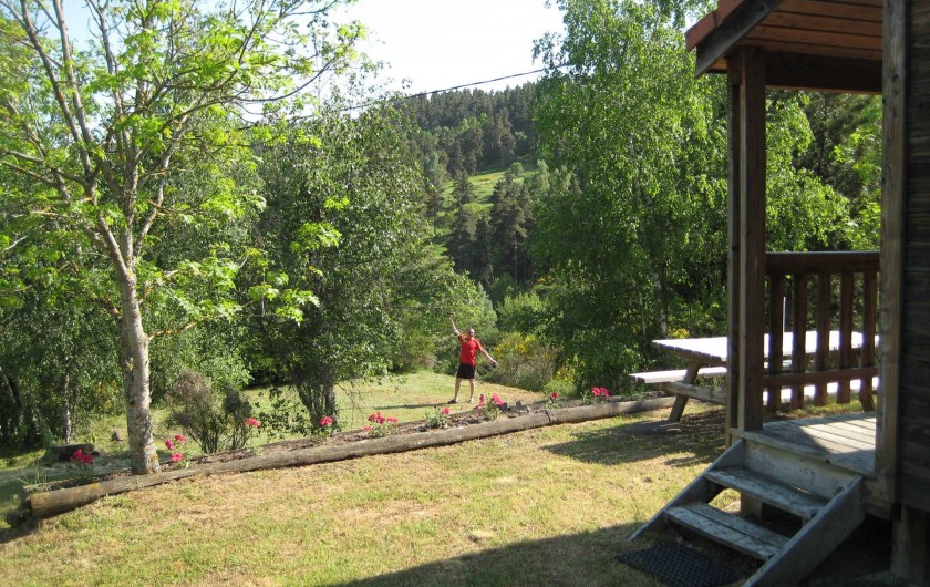 Location de vacances - Chalet à Le Malzieu-Ville - site surplombant la vallée de la Truyère.