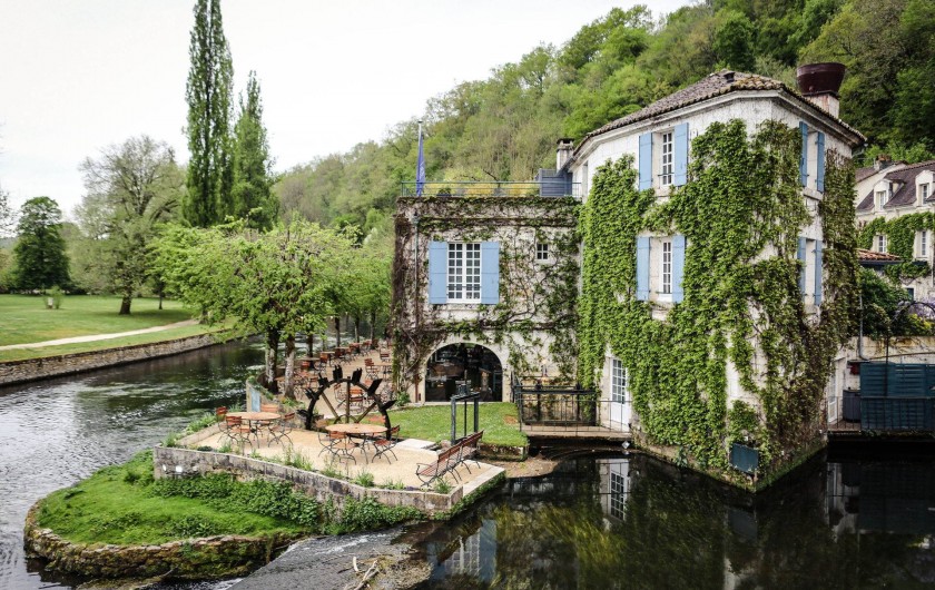 Location de vacances - Hôtel - Auberge à Brantôme - Moulin extérieur