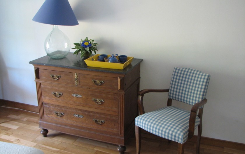 Location de vacances - Chambre d'hôtes à Velluire - Chambre Horizon côté salon