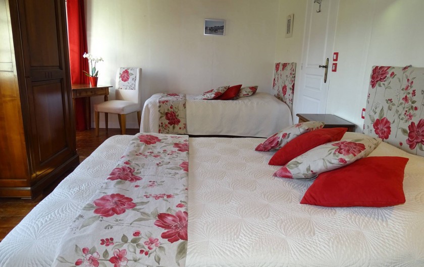 Location de vacances - Chambre d'hôtes à Bréville-les-Monts - chambre Côte Fleurie
