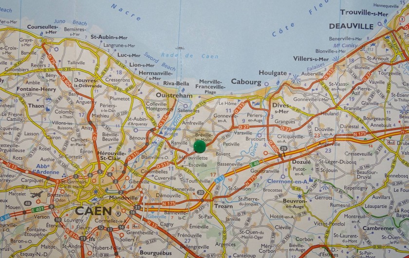 Location de vacances - Chambre d'hôtes à Bréville-les-Monts - pour vous situer