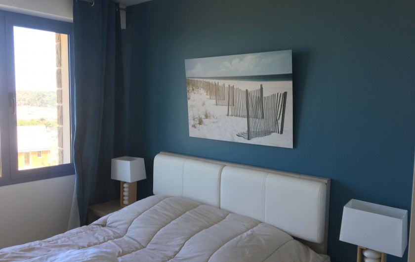 Location de vacances - Villa à Erquy - Chambre RDC vue sur mer