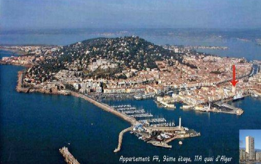 Location de vacances - Appartement à Sète - emplacement loin du trafique