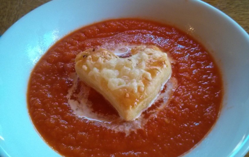 Location de vacances - Chalet à La Tania - Repas du soir à trois plats